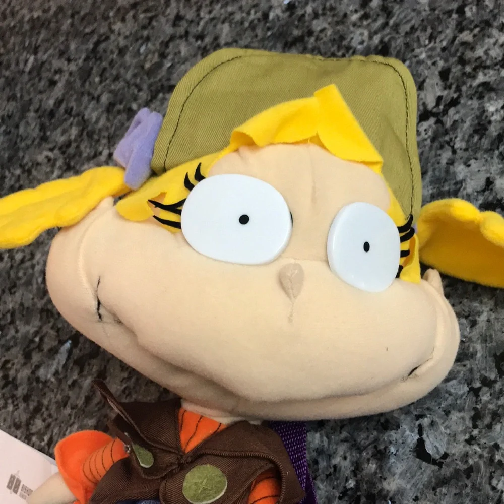Vintage RUGRATS BACKPACK ANGELICA PICKLES 1998 Viacom Stuffed Plush - Picture 5 of 11